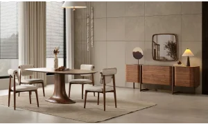Vesper Ceviz Yemek Odası Takımı