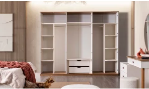 Virjin 6 Kapaklı Gardrop