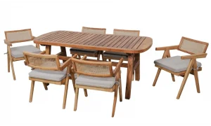 Woody 6 Kişilik Bahçe ve Balkon Takımı