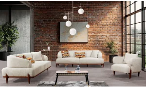 Zeren Koltuk Takımı (Ceviz)