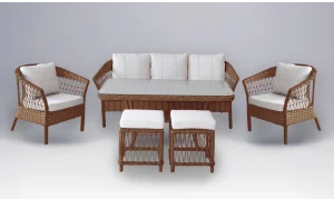 Zigana Camel Üçlü Bahçe ve Balkon Takımı