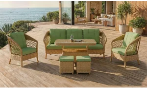 Zigana Camel Üçlü Bahçe ve Balkon Takımı