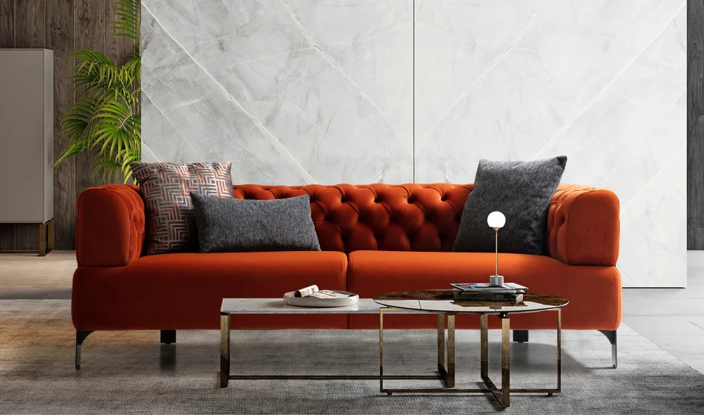 Cratos Kapitoneli 3lü Koltuk