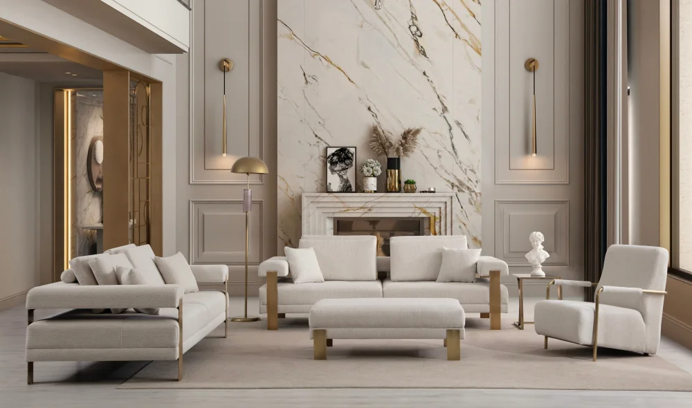 Deep Living Antik Koltuk Takımı