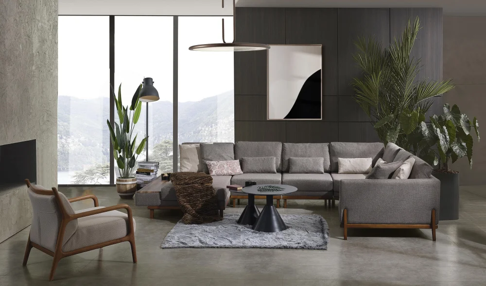 Argemon Maxi Dinlenmeli Köşe Koltuk Takımı