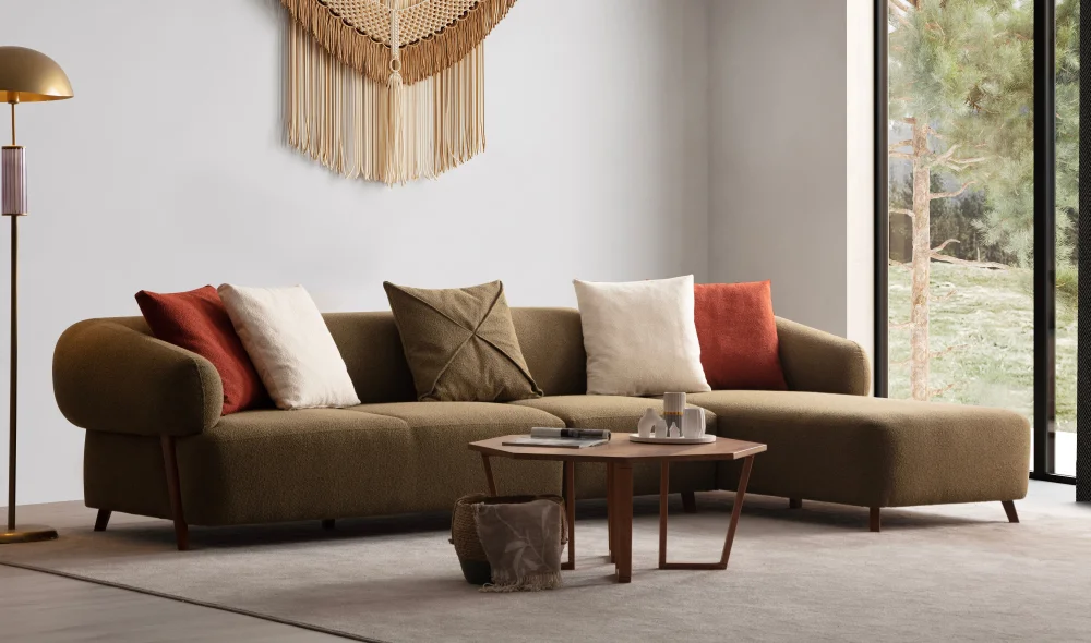 Cardea Maxi Dinlenmeli Köşe Koltuk Takımı