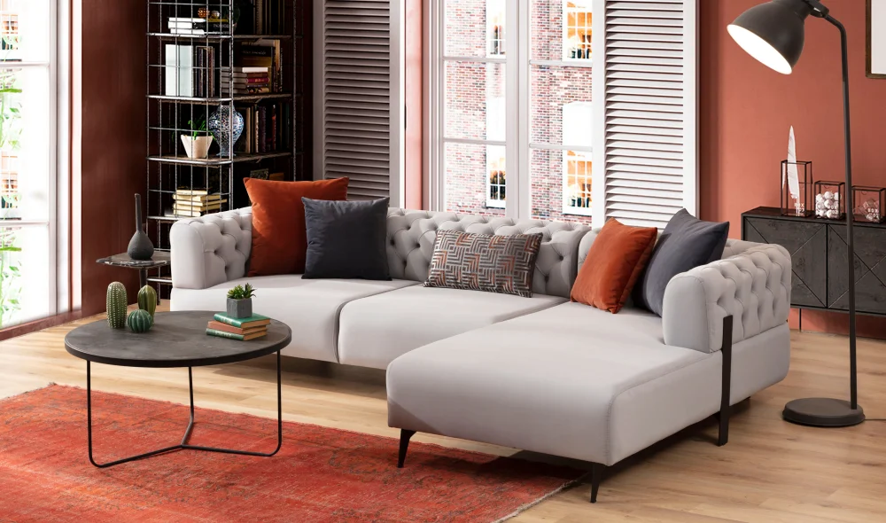 Cratos Kapitoneli Köşe Koltuk Takımı