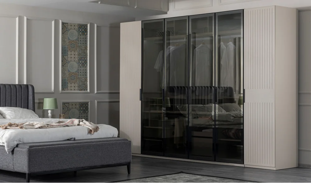 Defne 4 Kapaklı Gardrop