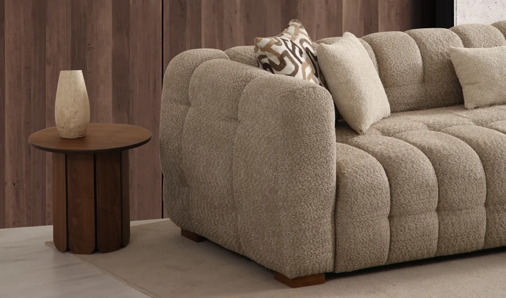 Estanze Yataklı L Köşe Koltuk Takımı