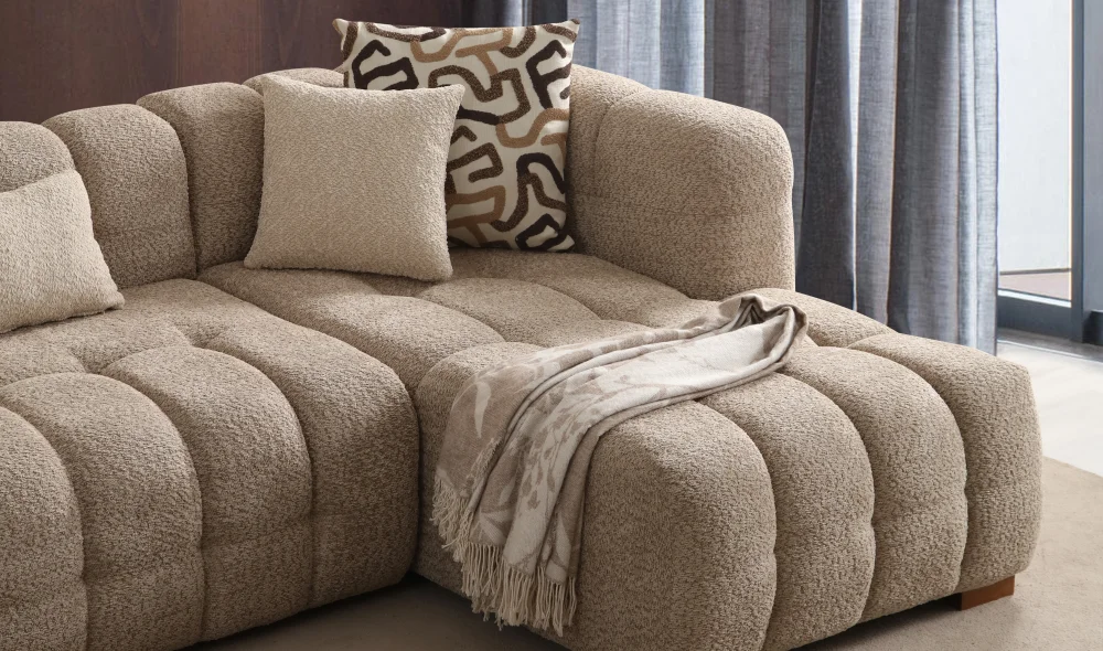 Estanze Yataklı L Köşe Koltuk Takımı