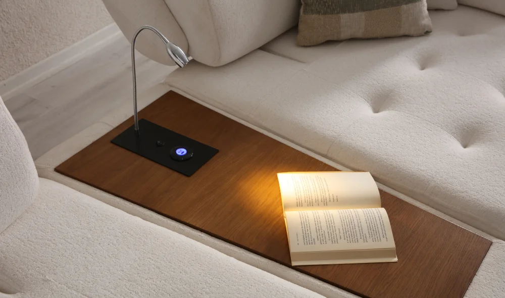 Lois Beyaz Koltuk Takımı