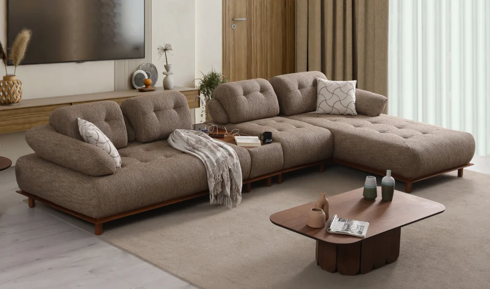 Lois Maxi Dinlenmeli Köşe Koltuk Takımı