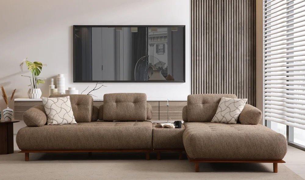 Lois Maxi Dinlenmeli Köşe Koltuk Takımı