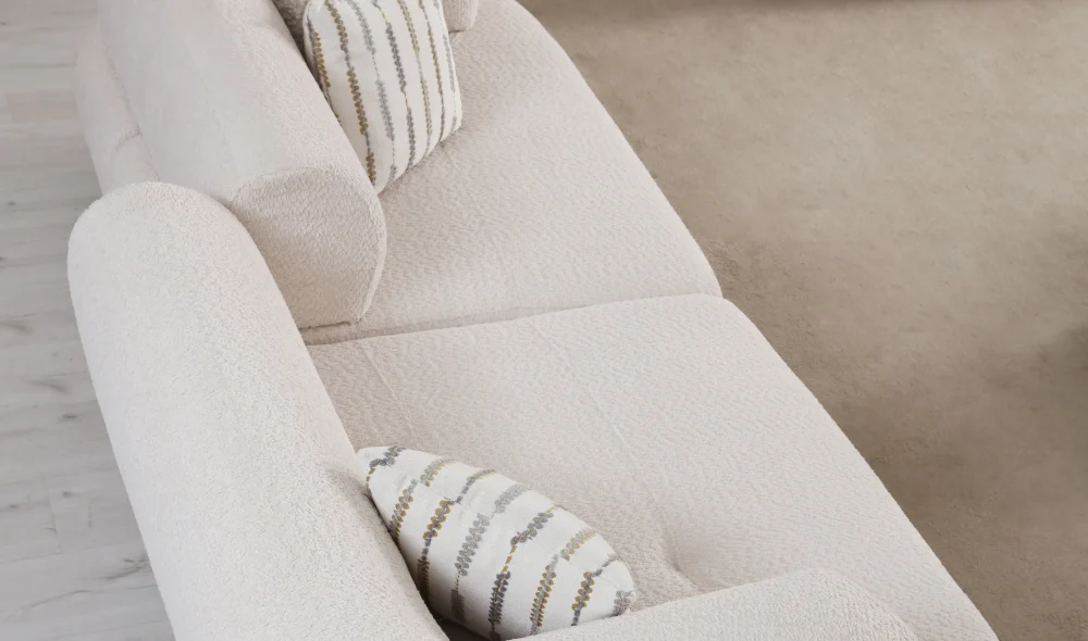 Manetti Yataklı Krem Koltuk Takımı