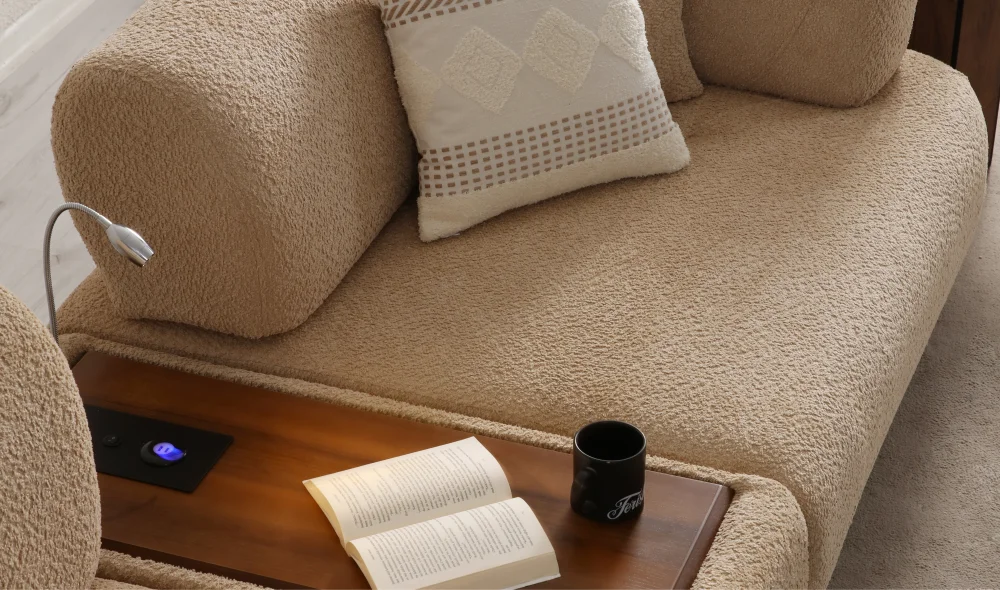 Manetti Premium Kahve Koltuk Takımı