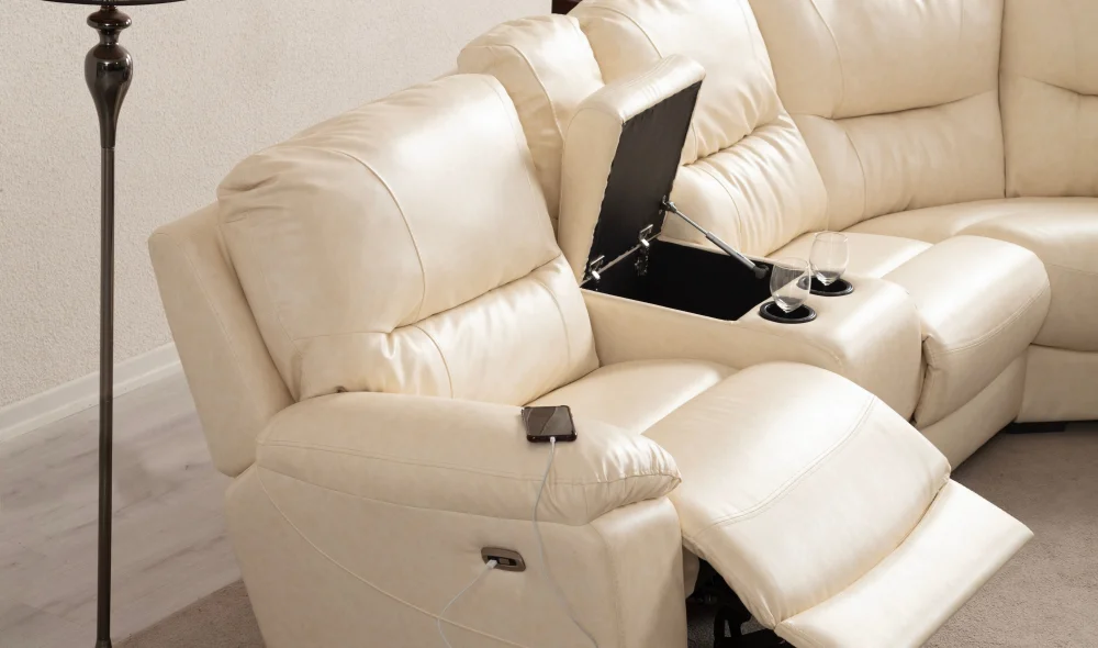 Ravella Deri Köşe Koltuk Takımı