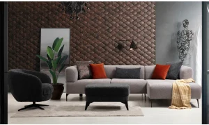 Cratos Dinlenmeli Köşe Koltuk Takımı