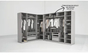 Defne 4 Kapaklı Gardrop