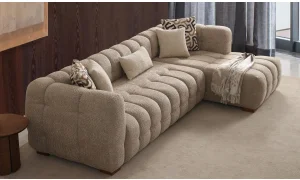 Estanze Yataklı L Köşe Koltuk Takımı