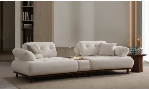 Lois Beyaz Koltuk Takımı