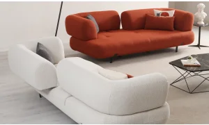 Manetti Yataklı Kırmızı Koltuk Takımı