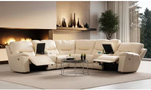 Ravella Deri Köşe Koltuk Takımı