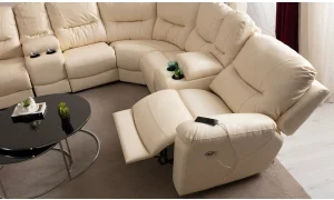 Ravella Deri Köşe Koltuk Takımı