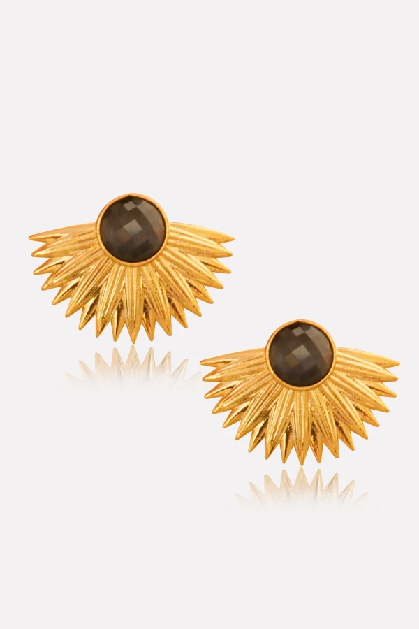 Antrasit Güneş Küpe