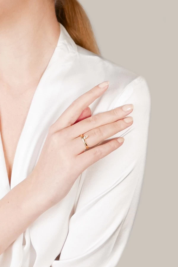 Damla Zirkon 925 Gümüş Yüzük