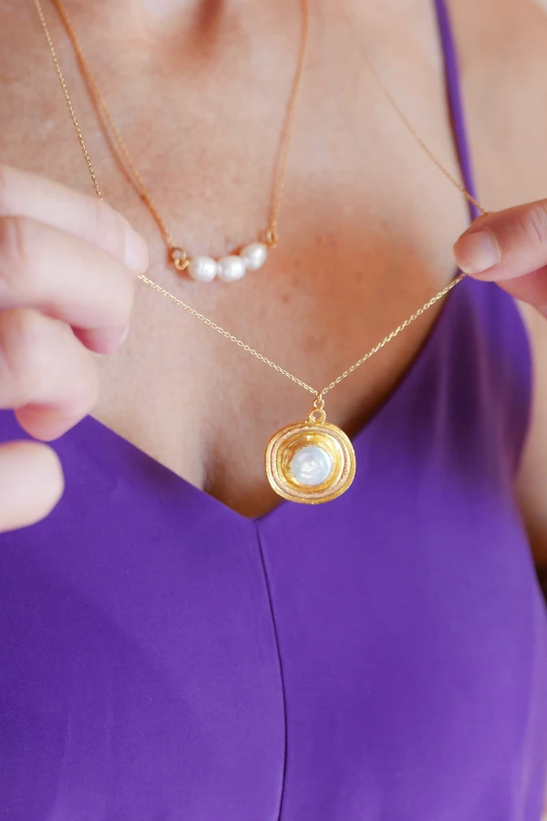 Kozmoz Barok İnci Kolye