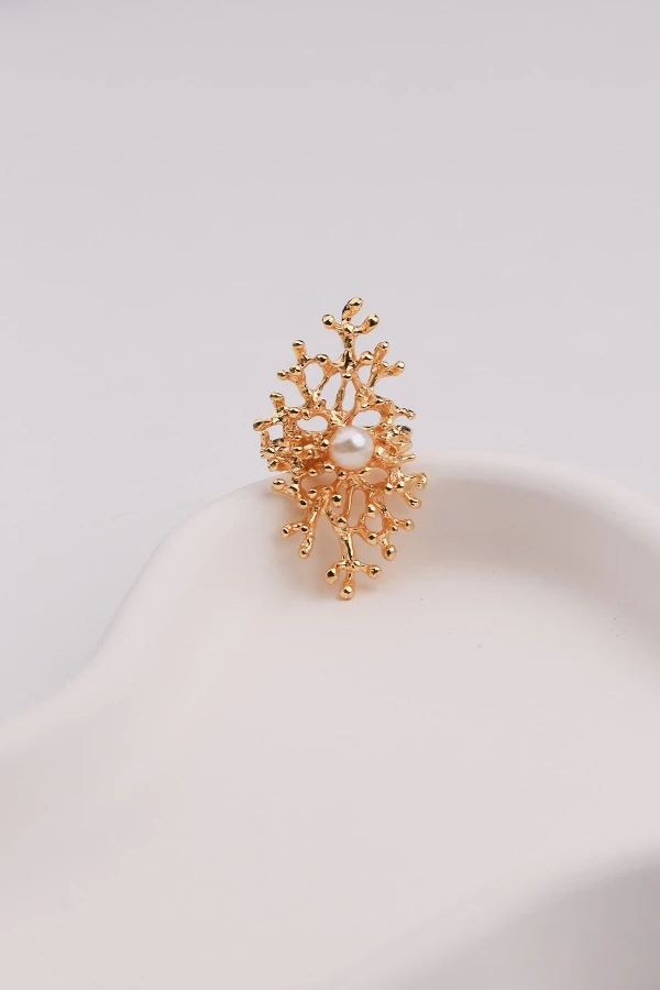 Su İncili Mercan Yüzük