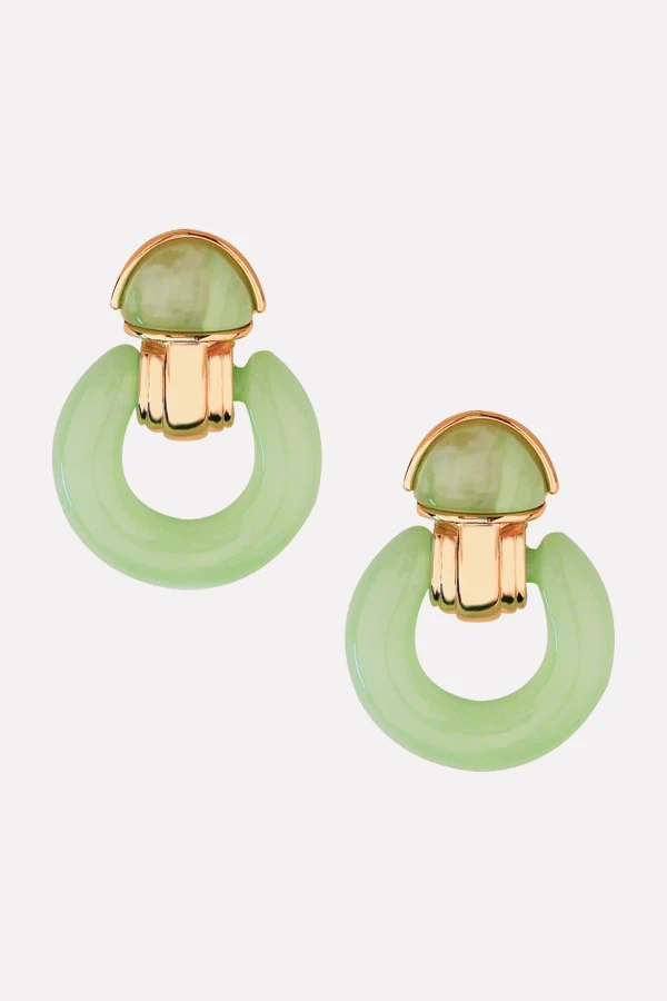 Su Yeşili Yaz Küpesi