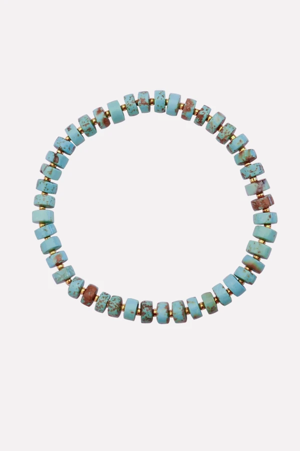 Turkuaz Taşlı Bileklik