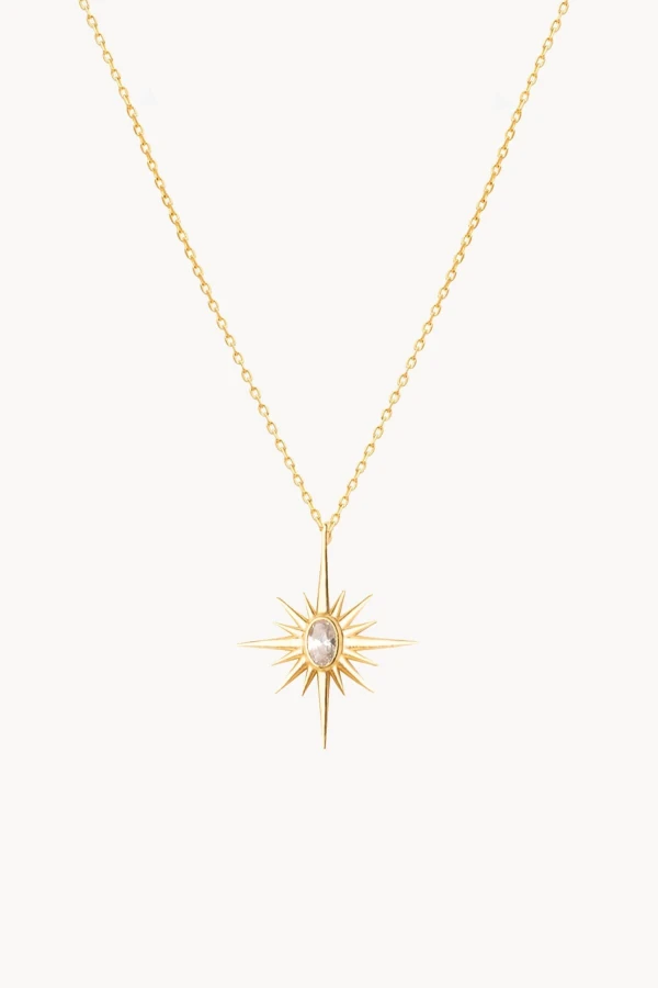 Kutup Yıldızı Zirkon Kolye