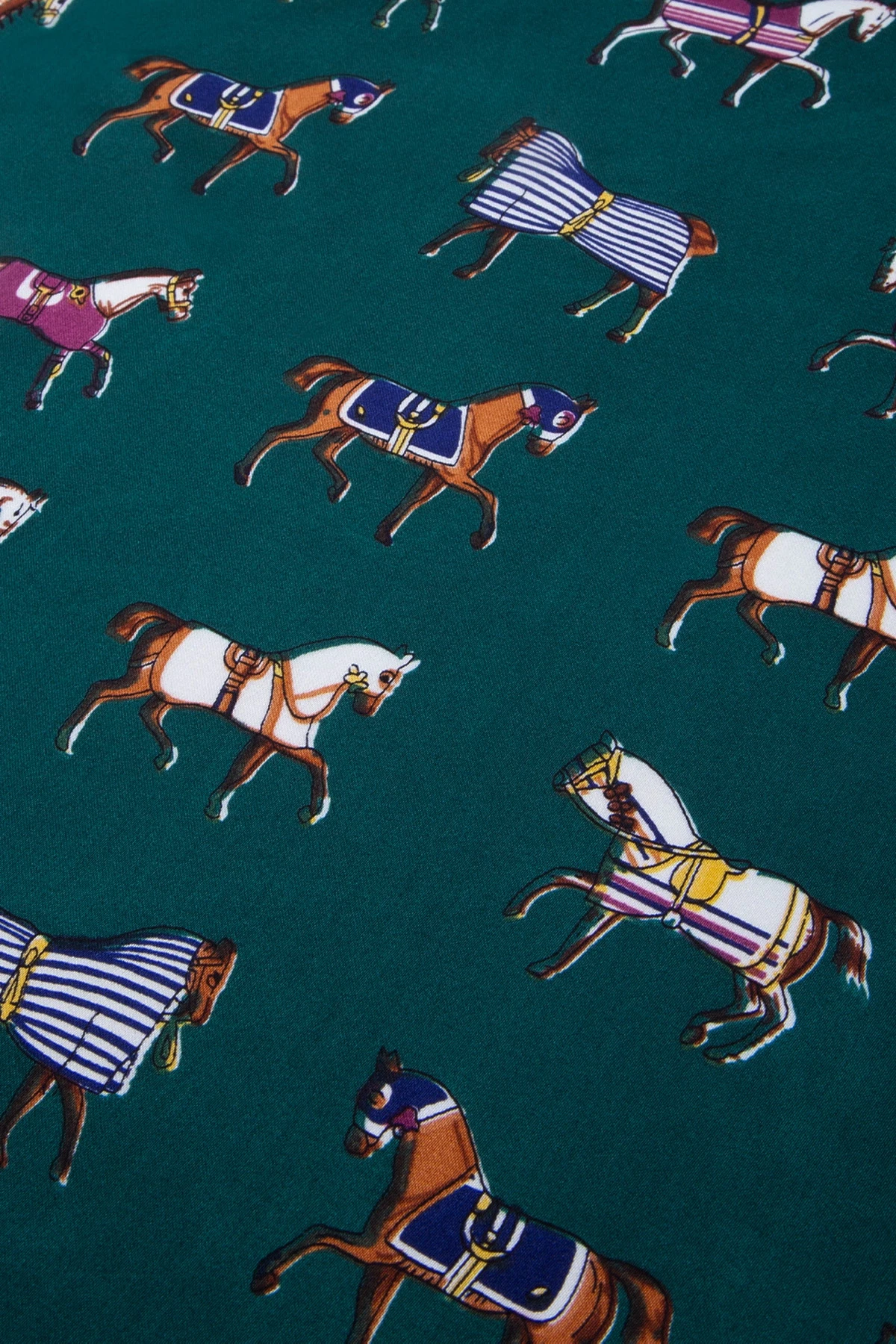 At Desenli Saten Fular