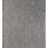 Antique PRM Grey - Dört Tarafı Saçaklı Pamuklu Yıkanabilir Kilim