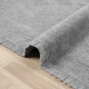 Antique SPT Grey - Dört Tarafı Saçaklı Pamuklu Yıkanabilir Kilim