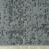 Aura Pixel Grey- Pamuk Tabanlı Yıkanılabilir Şönil Kilim