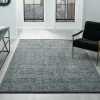 Aura Pixel Grey- Pamuk Tabanlı Yıkanılabilir Şönil Kilim