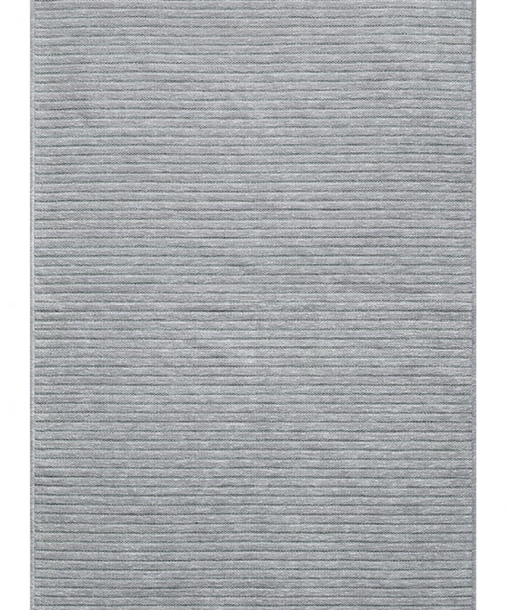 Aura Fitil Grey- Pamuk Tabanlı Yıkanılabilir Şönil Kilim