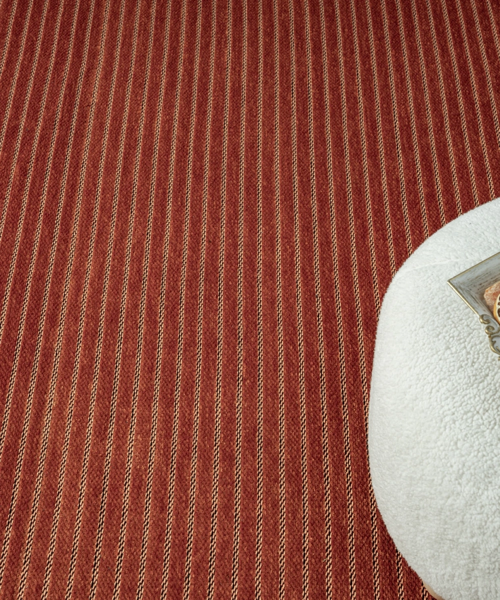 Aura Fitil Kiremit- Pamuk Tabanlı Yıkanılabilir Şönil Kilim