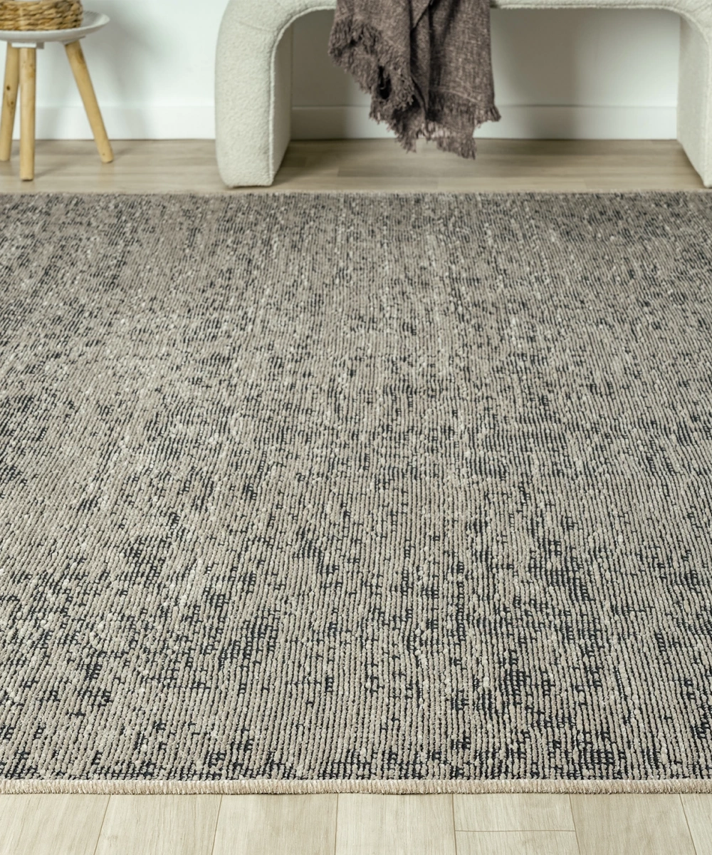 Aura Pixel Vizon- Pamuk Tabanlı Yıkanılabilir Şönil Kilim