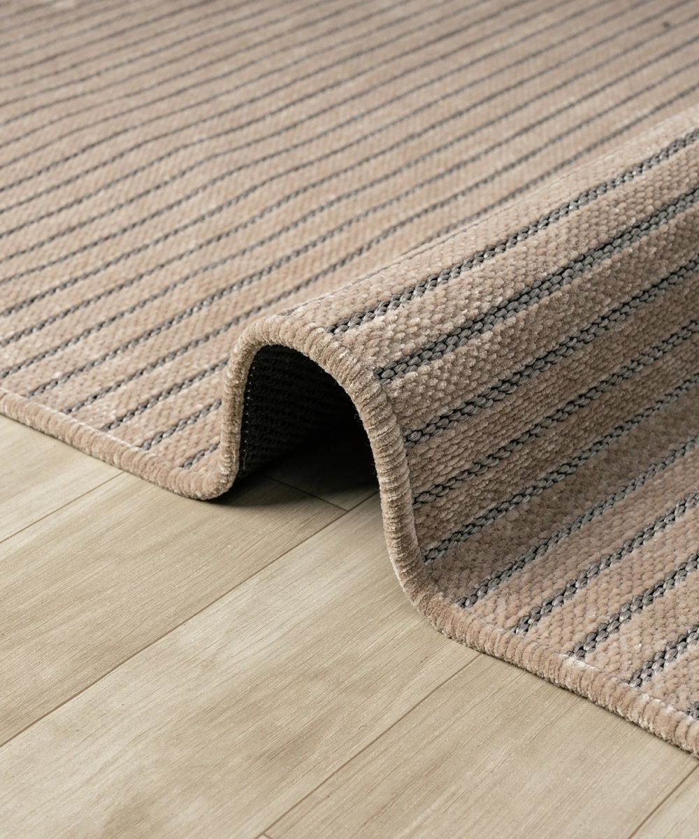 Aura Fitil Vizon- Pamuk Tabanlı Yıkanılabilir Şönil Kilim