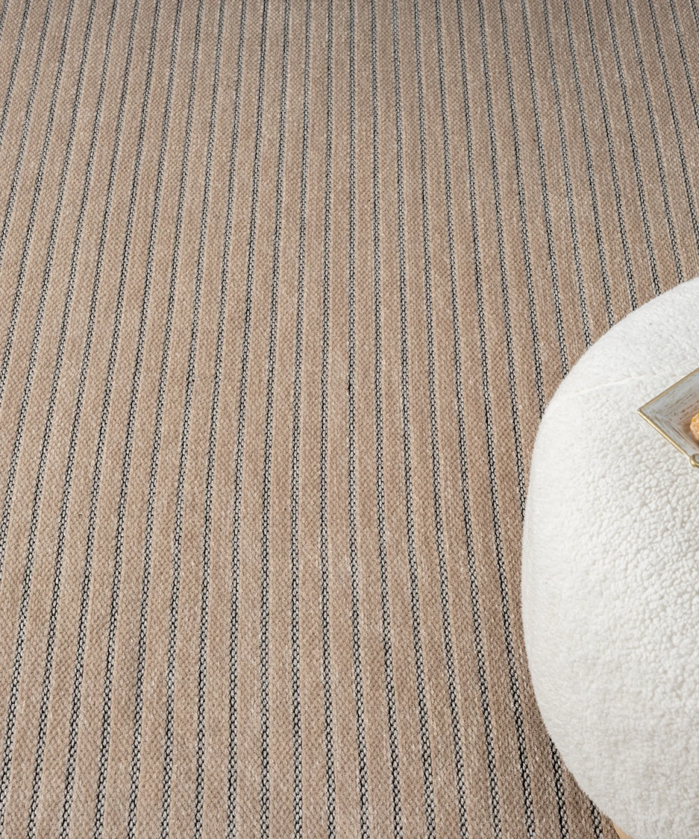 Aura Fitil Vizon- Pamuk Tabanlı Yıkanılabilir Şönil Kilim