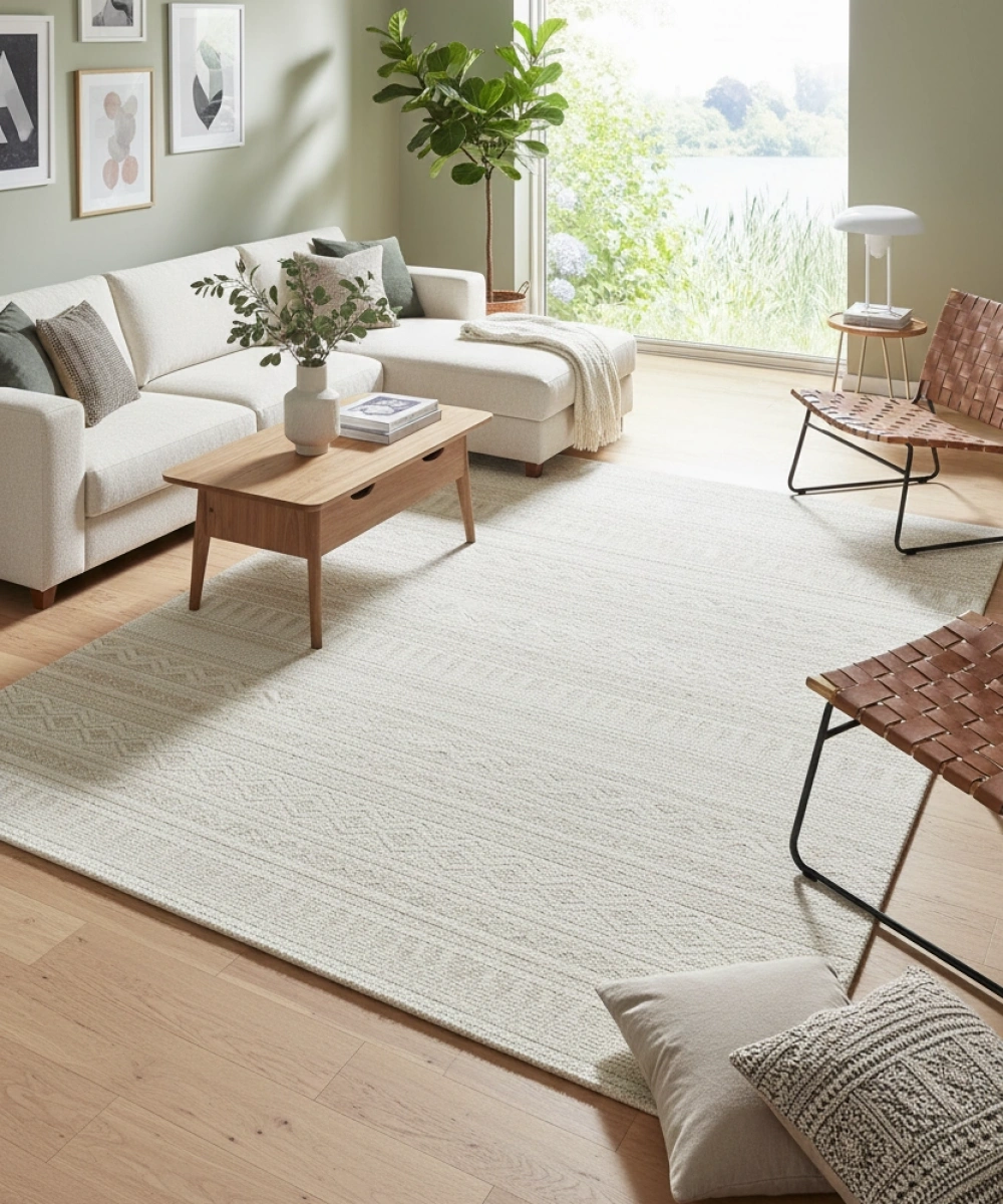 Bonnie Geometrik Bej Loop Sisal