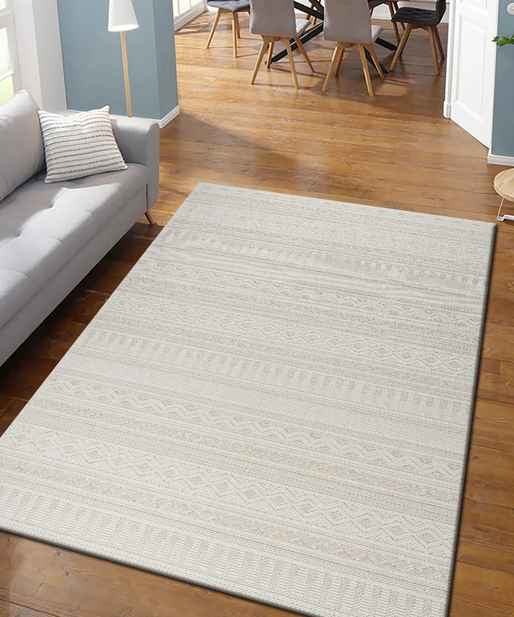 Bonnie Geometrik Bej Loop Sisal