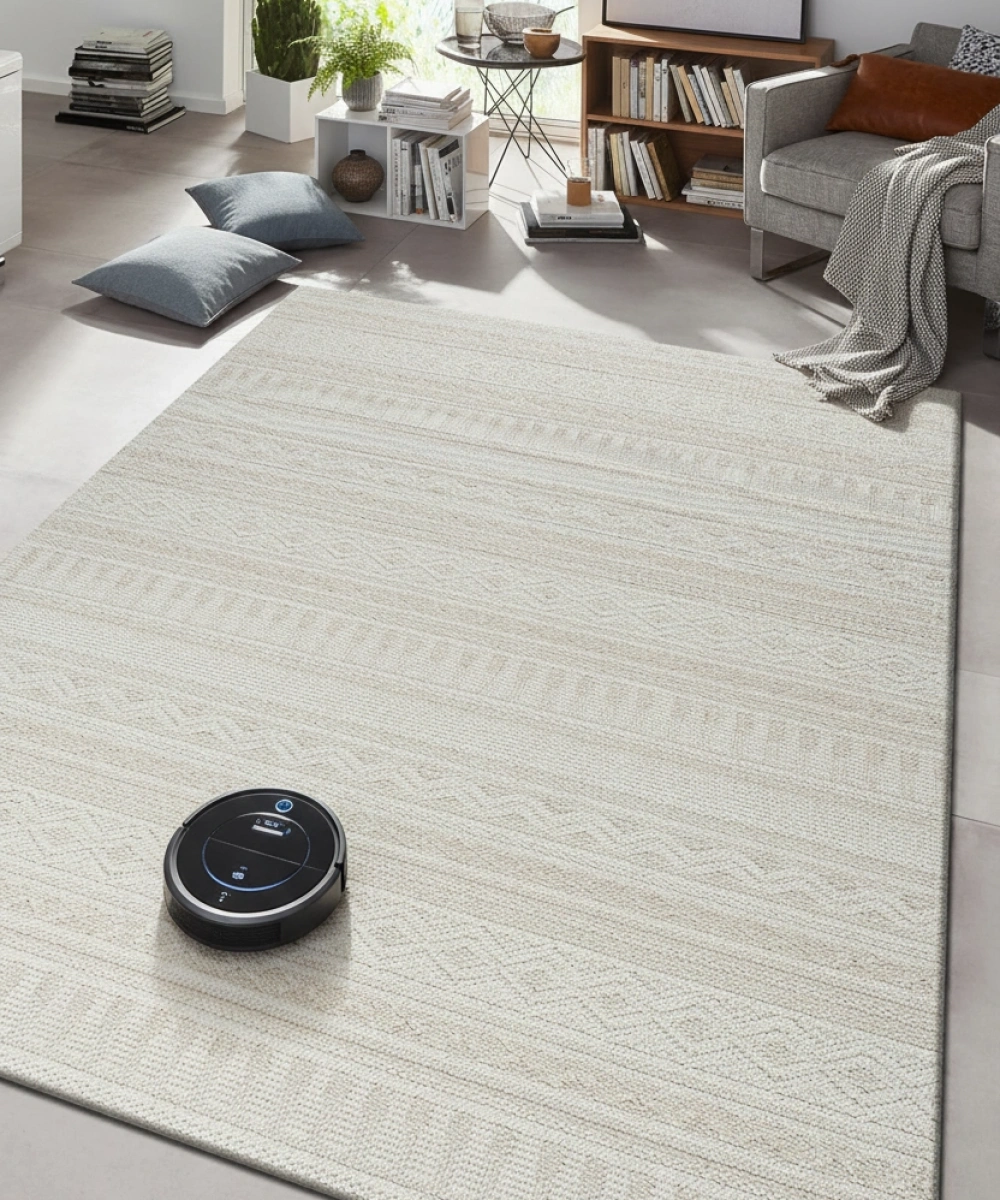 Bonnie Geometrik Bej Loop Sisal