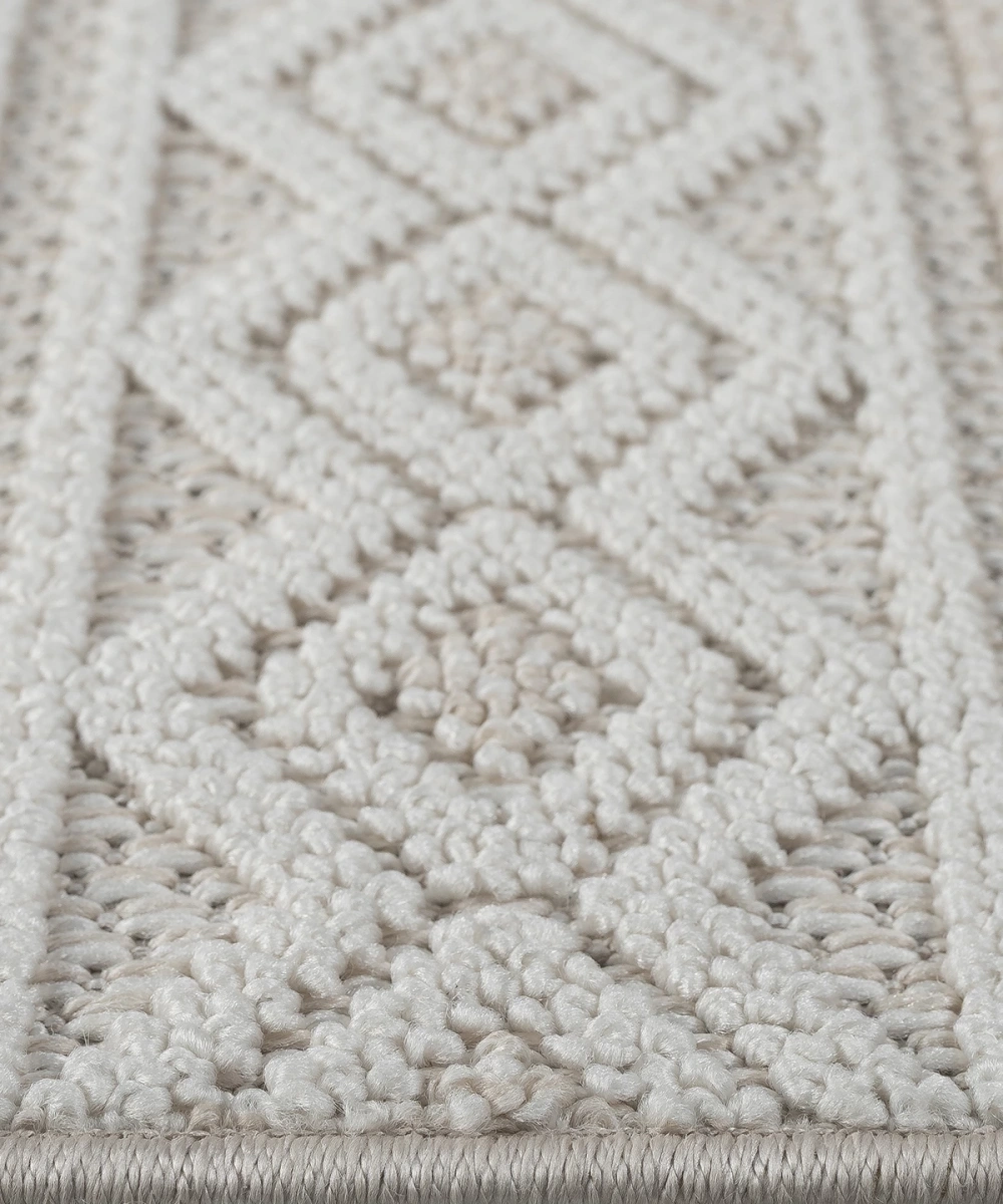 Bonnie Geometrik Bej Loop Sisal