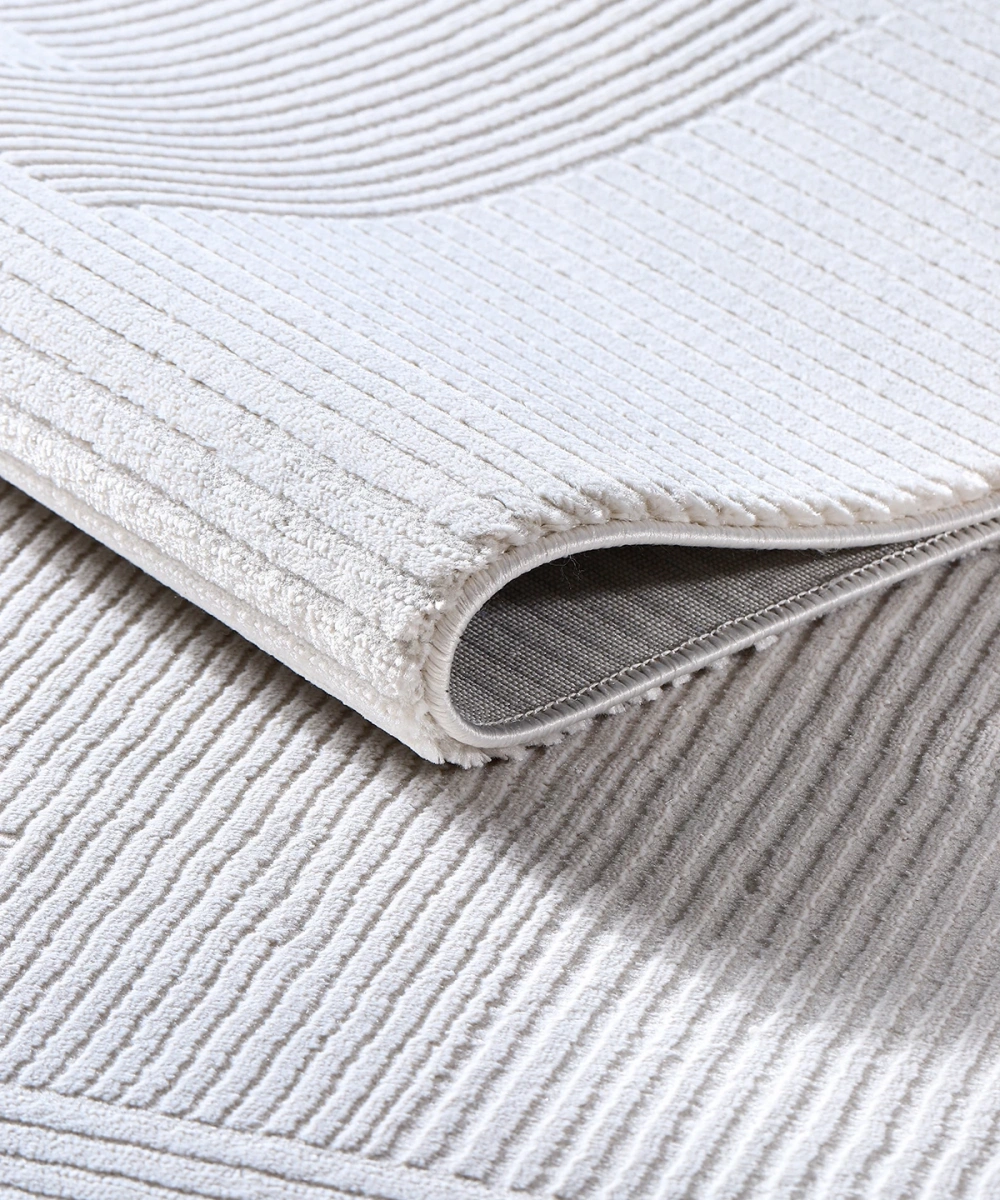 PERLA 4031 Gri Uzun Ömürlü Yumuşak Polyester Halı