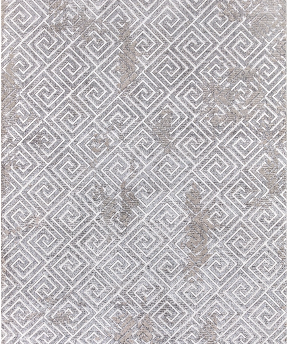 SAFİR 4018 Gri Uzun Ömürlü Yumuşak Polyester Halı